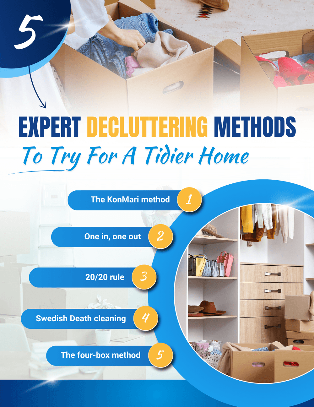From KonMari To 20/20: 5 Expert Decluttering Methods To Try For A Tidier Home