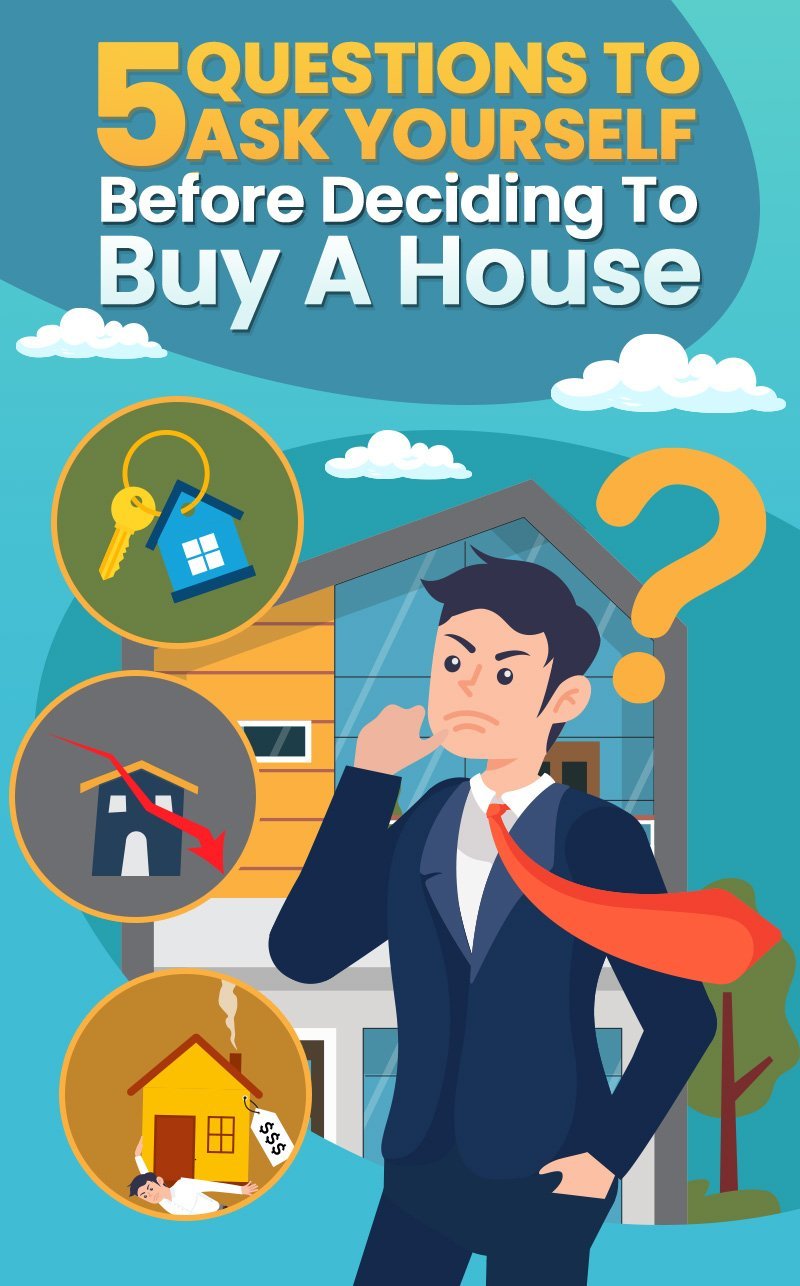 The moment you decide to become a first-time home buyer is a huge feat on its own. After all, buying a home is both a momentous financial and emotional commitment. And just like any critical decision, you need to be sure it's right for you, no matter what anybody else says. – illustration for 5 Reflective Questions To Ask Yourself Before Deciding To Buy A House