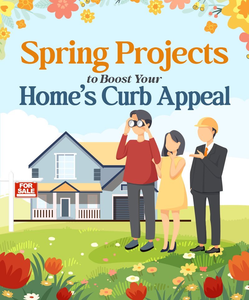 What is curb appeal? – illustration for Curb Appeal Projects to Focus On If You Want To Sell Your Home This Spring