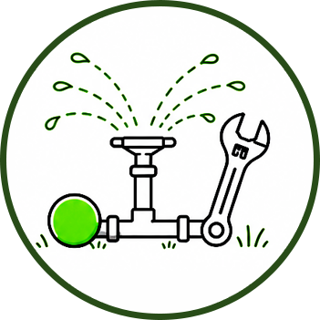 Home irrigation system illustration – sprinkler repair and seasonal winterization costs buyers forget to budget for