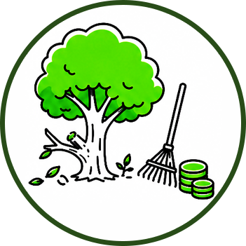 Mature tree illustration – trimming, pruning, and removal costs homebuyers should factor in when purchasing a property