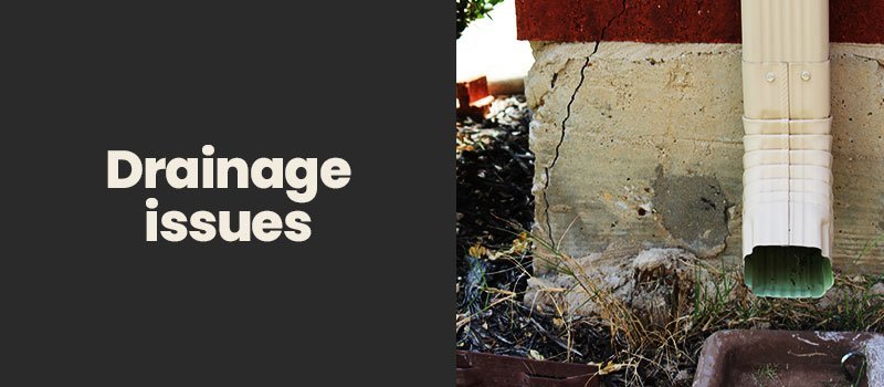 Common warning signs of foundation problems on a home: – illustration for Don't Overlook These Signs of Foundation Problems on A House