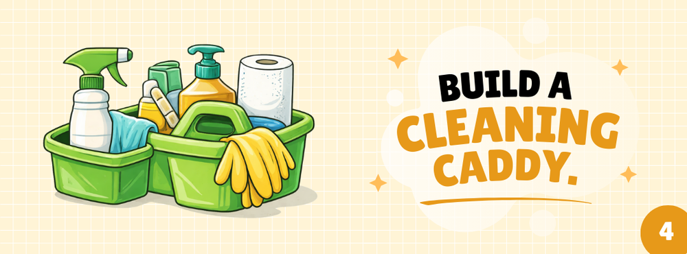 Aiming to have a cleaner and calmer home this year? You're still on the right track for a fresh start. Before life gets busier and mess slowly creeps back in, we’ve rounded up small but impactful habits to start now, and which you can actually stick to for the long term. – illustration for 7 Simple But Effective Habits For A Cleaner and Tidier Home All Year